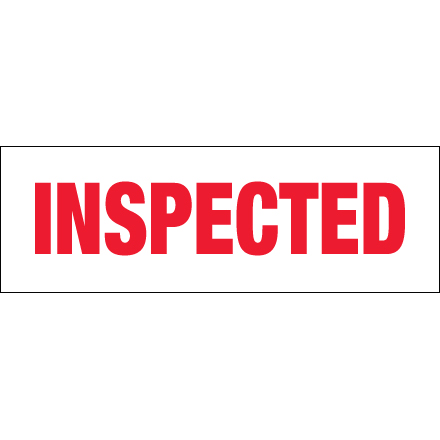 3" x 110 yds. - "Inspected" Tape Logic<span class='rtm'>®</span> Messaged Carton Sealing Tape