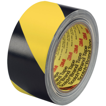 2" x 36 yds. Black/Yellow 3M Safety Stripe Vinyl Tape 5702